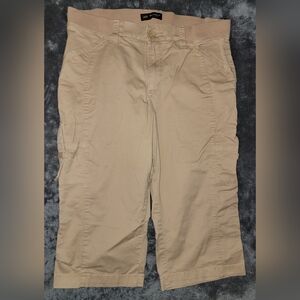 Lee Women's Khaki Cargo Capri Pant